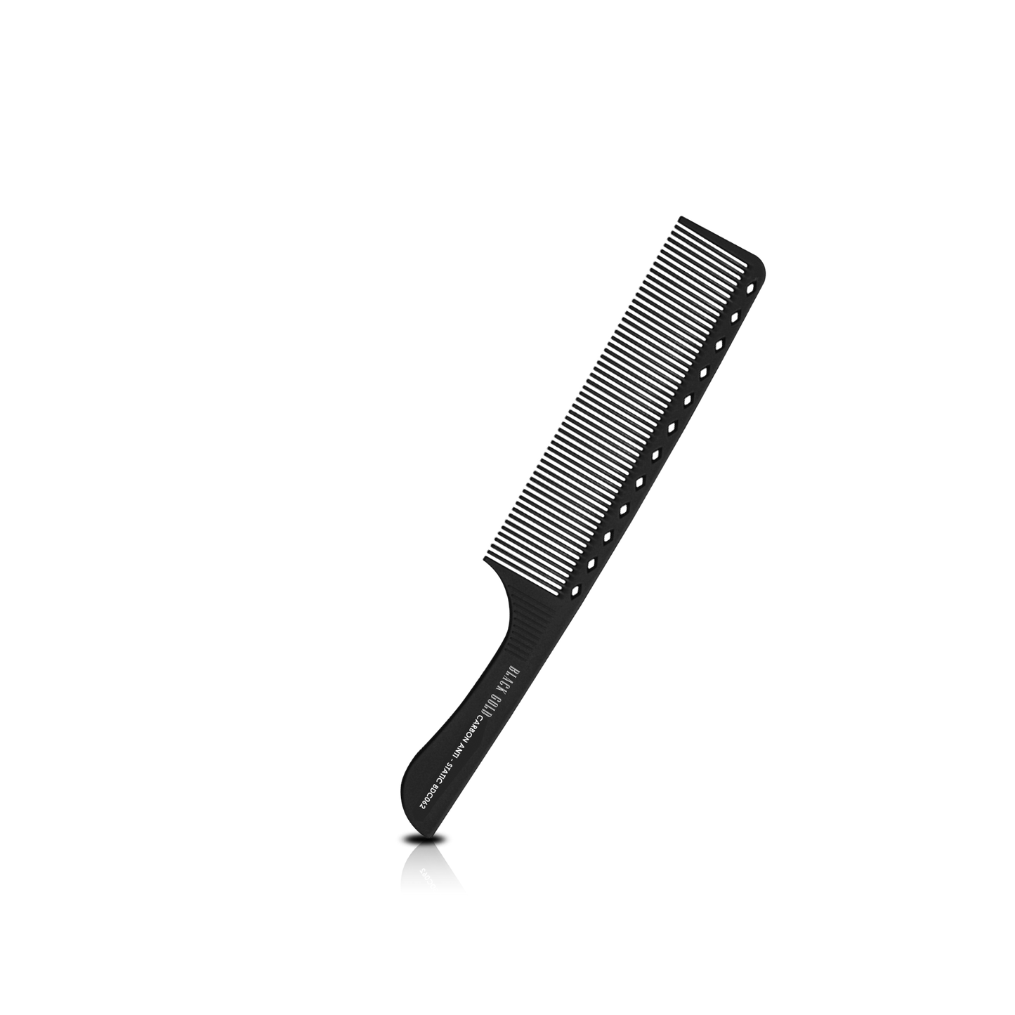 HAIR COMB - BDC062 - GOMCOMb BLACK GOLD CARBON CLIPPER L COMB - 216 MM - PACK OF 12