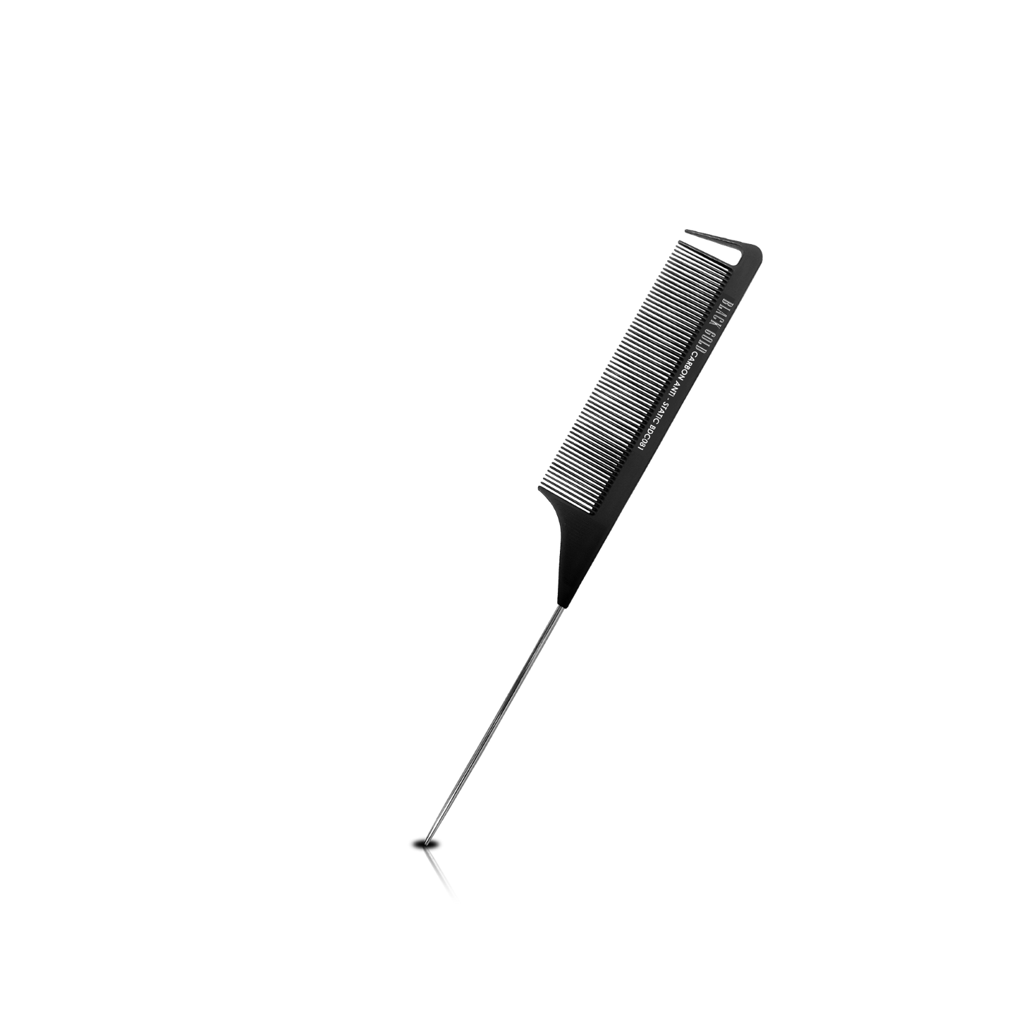 HAIR COMB - BDC081 - GOMCOMb BLACK GOLD CARBON RAT TAIL COMB - 220 MM - PACK OF 12