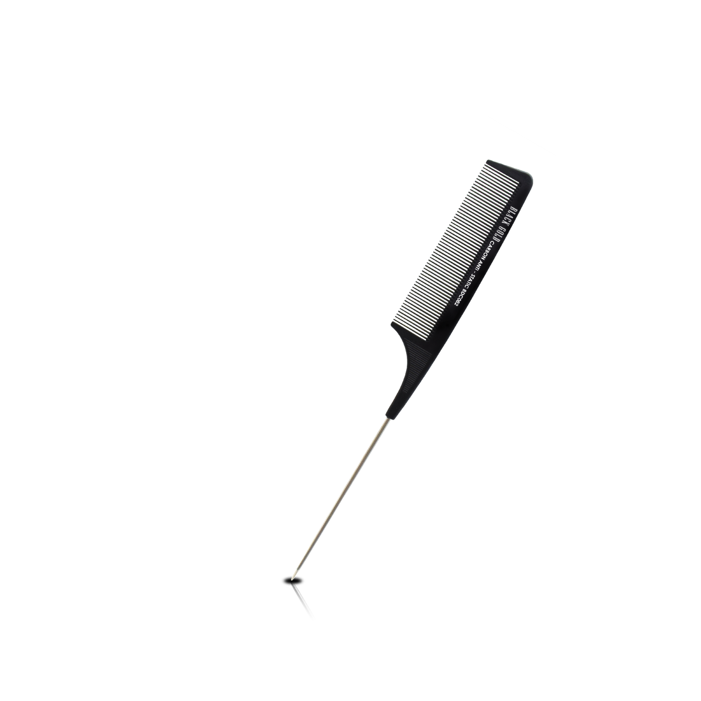 HAIR COMB - BDC082 - GOMCOMb BLACK GOLD CARBON RAT TAIL COMB - 220 MM - PACK OF 12