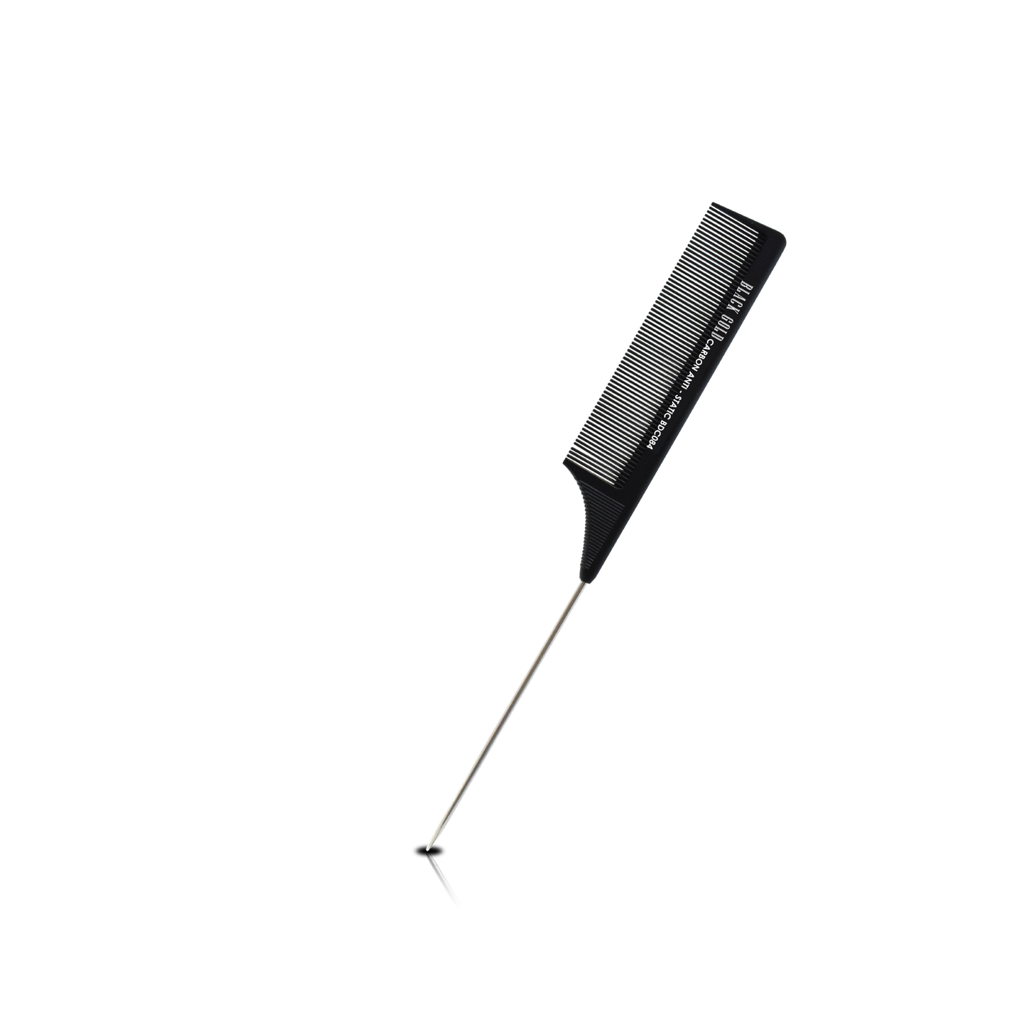 HAIR COMB - BDC084 - GOMCOMb BLACK GOLD CARBON RAT TAIL COMB - 230 MM - PACK OF 12