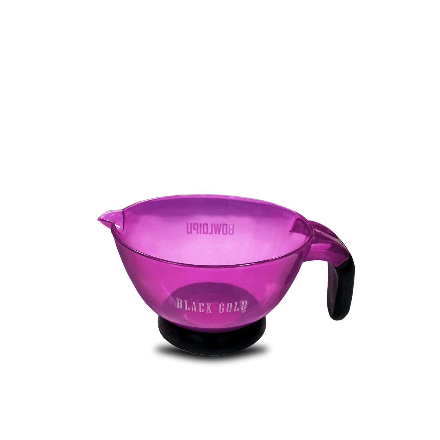 TINTING BOWL - BOWL01PU - BLACK GOLD TINTING MIXING BOWL - PURPLE - PACK OF 6