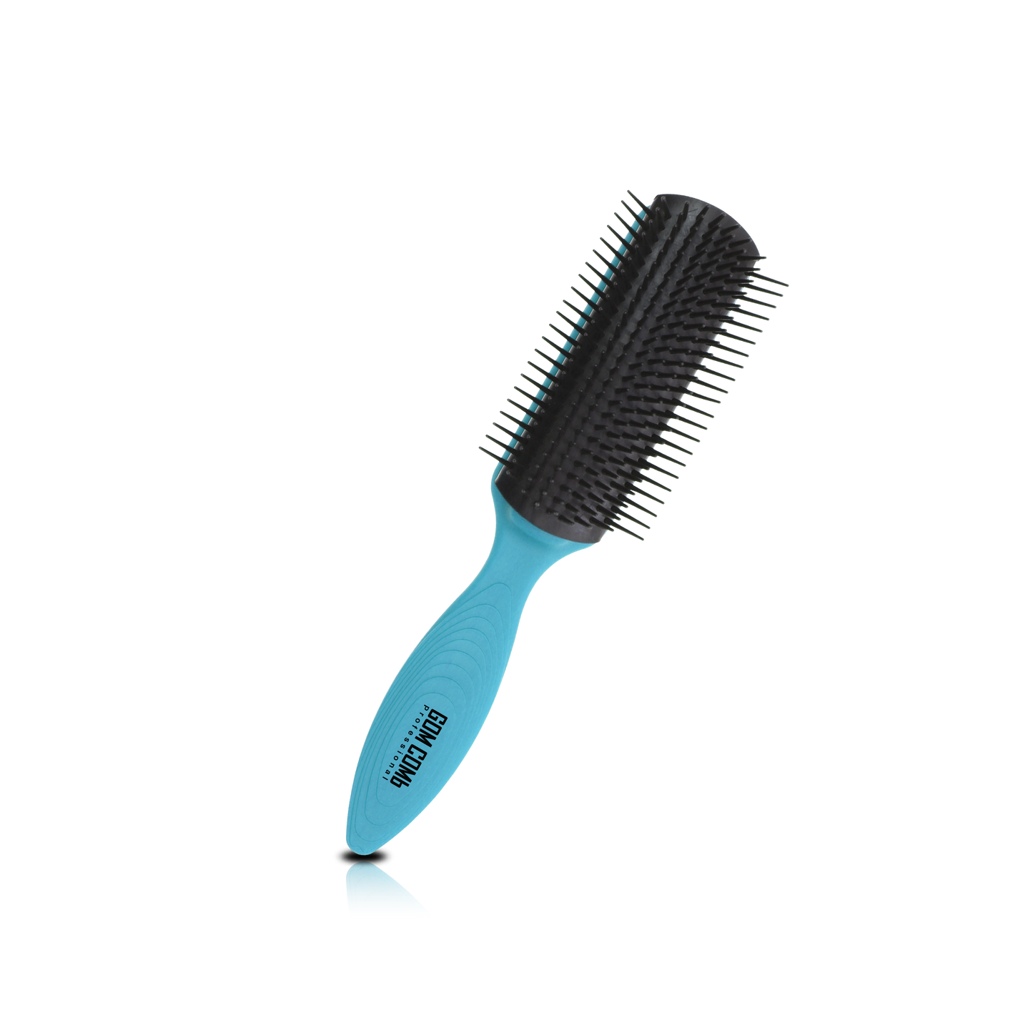 HAIR BRUSH - GBDE01S - GOMBRUSh DETANGLING BRUSH WITH 9 ROWS OF PINS - SKY BLUE - PACK OF 6