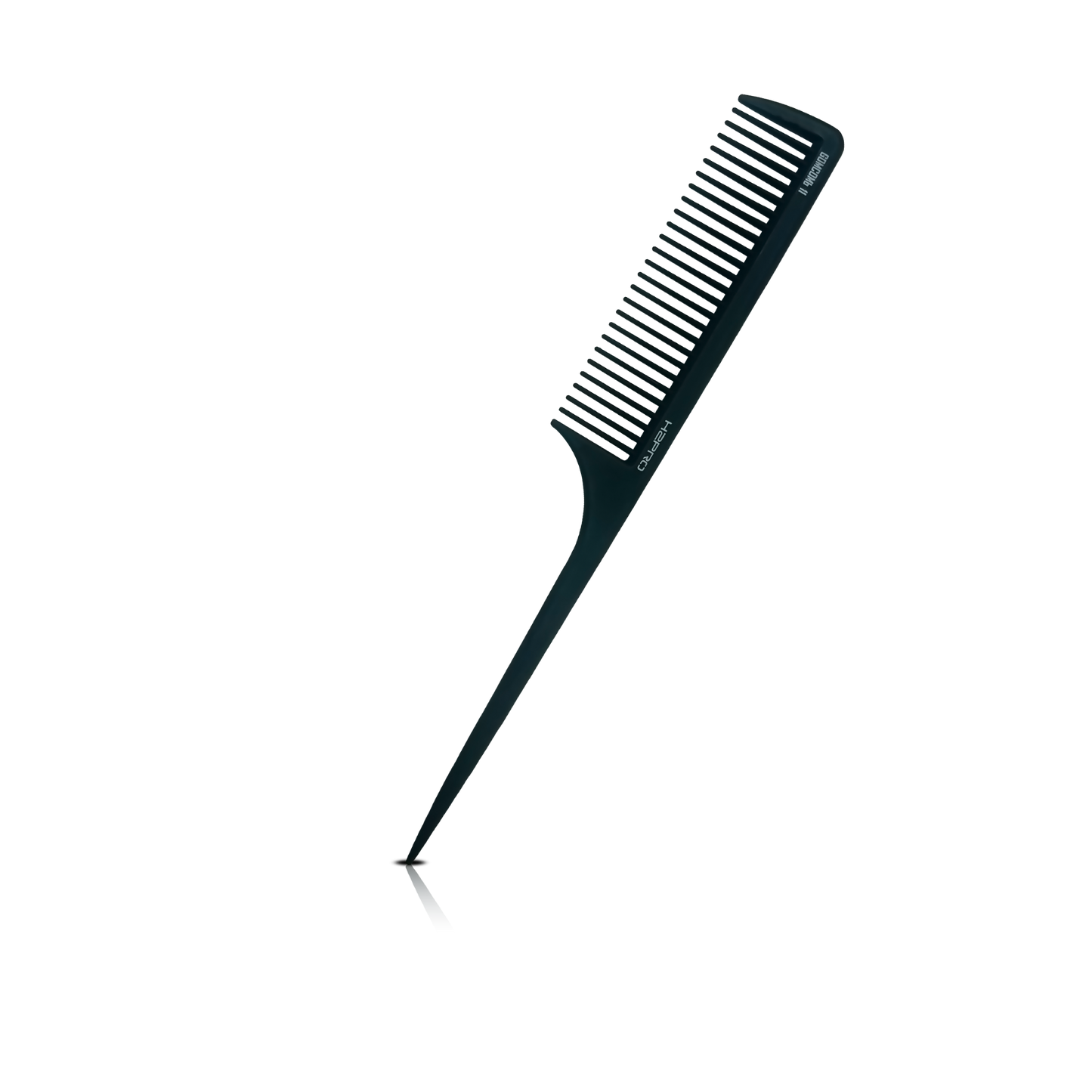 HAIR COMB - GC11 - GOMCOMb BLACK CARBON RAT TAIL COMB - 238 MM - PACK OF 12