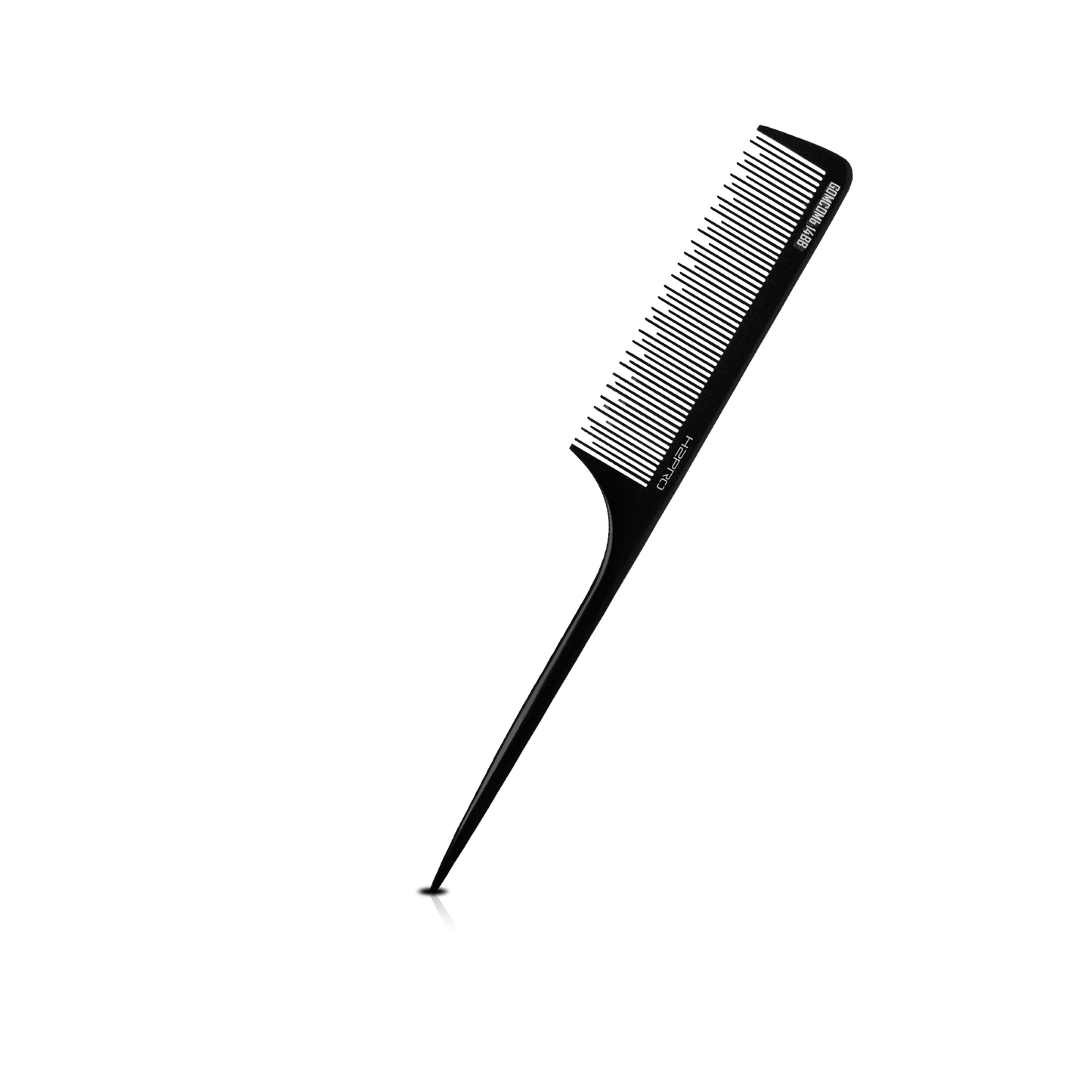 HAIR COMB - GC14BB - GOMCOMb BONE FINE TOOTH TEASING COMB - BLACK - 252 MM - PACK OF 12