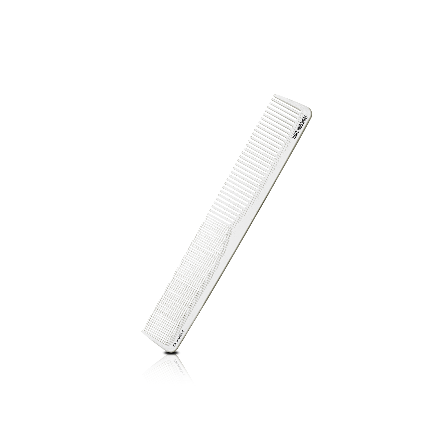 HAIR COMB - GC21WH - GOMCOMb WHITE CARBON SMALL CUTTING STYLING COMB - 180 MM - PACK OF 12