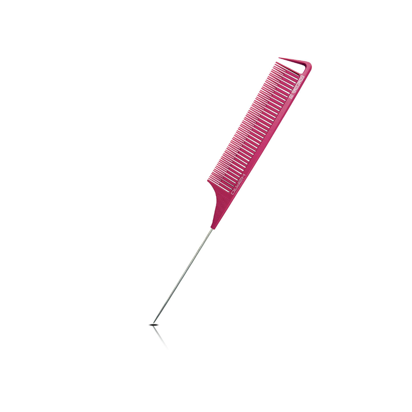 HAIR COMB - GC89PK - GOMCOMb PINK CARBON TEASING COMB - 260 MM - PACK OF 12