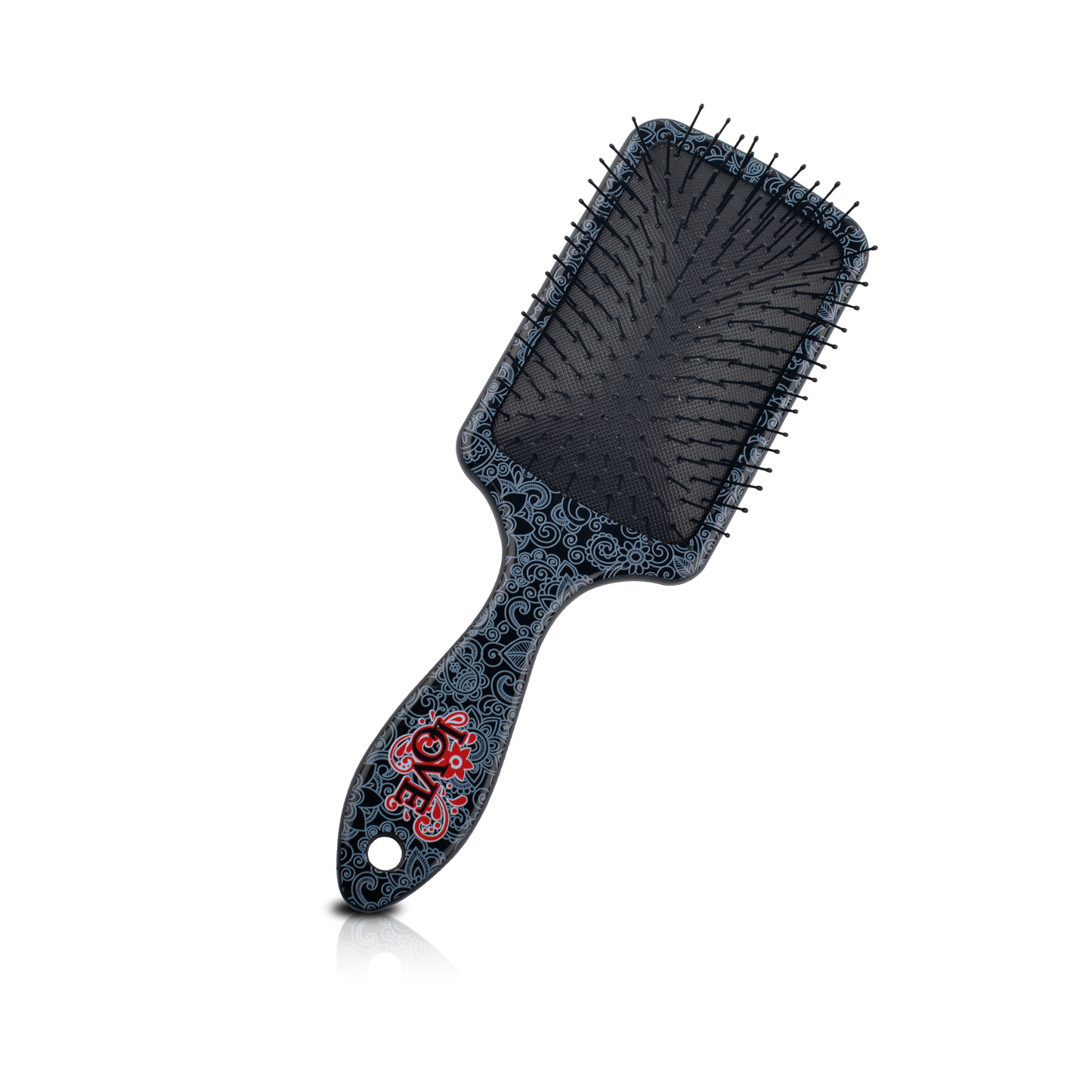 HAIR BRUSH - LED10LB - LOVE PRO DETANGLER DETANGLE BRUSH - SQUARE BLACK - PACK OF 6