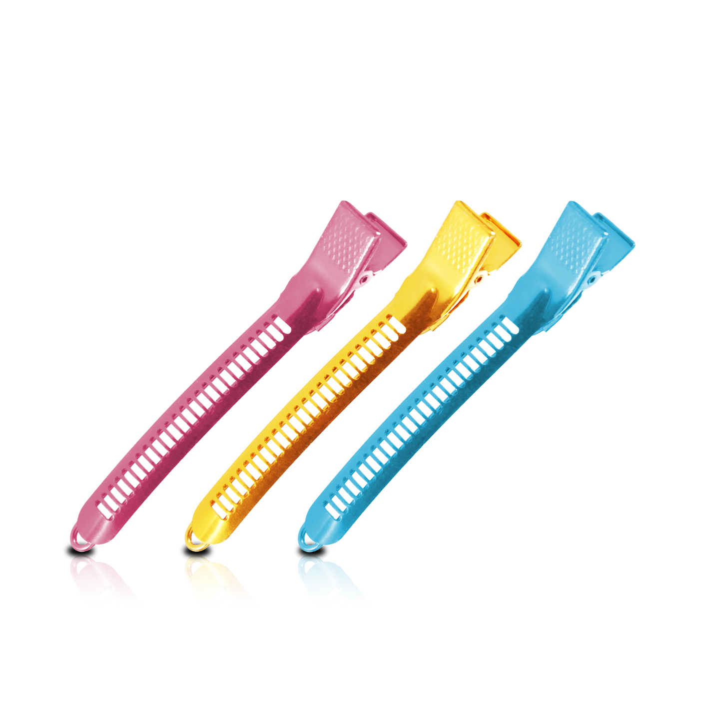 HAIR CLIP - LHP06 - LOVE METAL STYLING HAIR CLIP 6 PCS - PACK OF 6