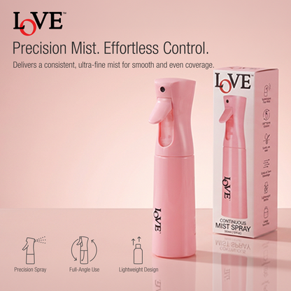 MIST SPRAY - LMS300BK - LOVE MULTIPURPOSE CONTINUOUS FINE MIST SPRAY BOTTLE - 300 ML - BLACK