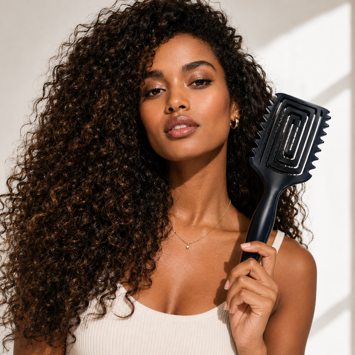 HAIR BRUSH - GBDO08BK - GOMCOMb DOKKAEBI DETANGLE AND CURL BRUSH - BLACK - PACK OF 3
