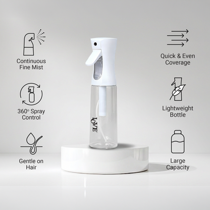 MIST SPRAY - LMS300BK - LOVE MULTIPURPOSE CONTINUOUS FINE MIST SPRAY BOTTLE - 300 ML - BLACK