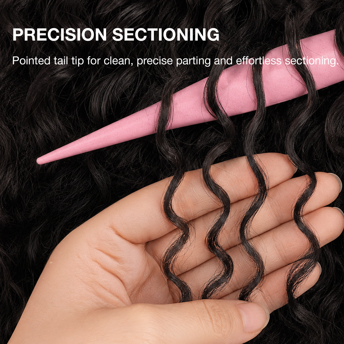 HAIR BRUSH - GBDO09BP - GOMCOMb DOKKAEBI DETANGLE AND CURL BRUSH - BABY PINK - PACK OF 3