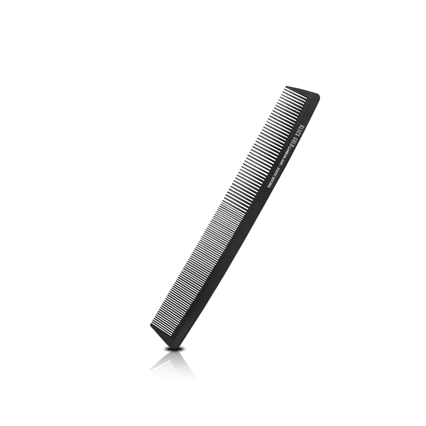 HAIR COMB - BDC002 - GOMCOMb BLACK GOLD CARBON CUTTING R COMB - 219 MM - PACK OF 12