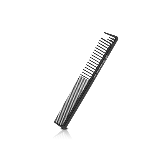 HAIR COMB - BDC004 - GOMCOMb BLACK GOLD CARBON CUTTING 2T COMB - 219 MM - PACK OF 12