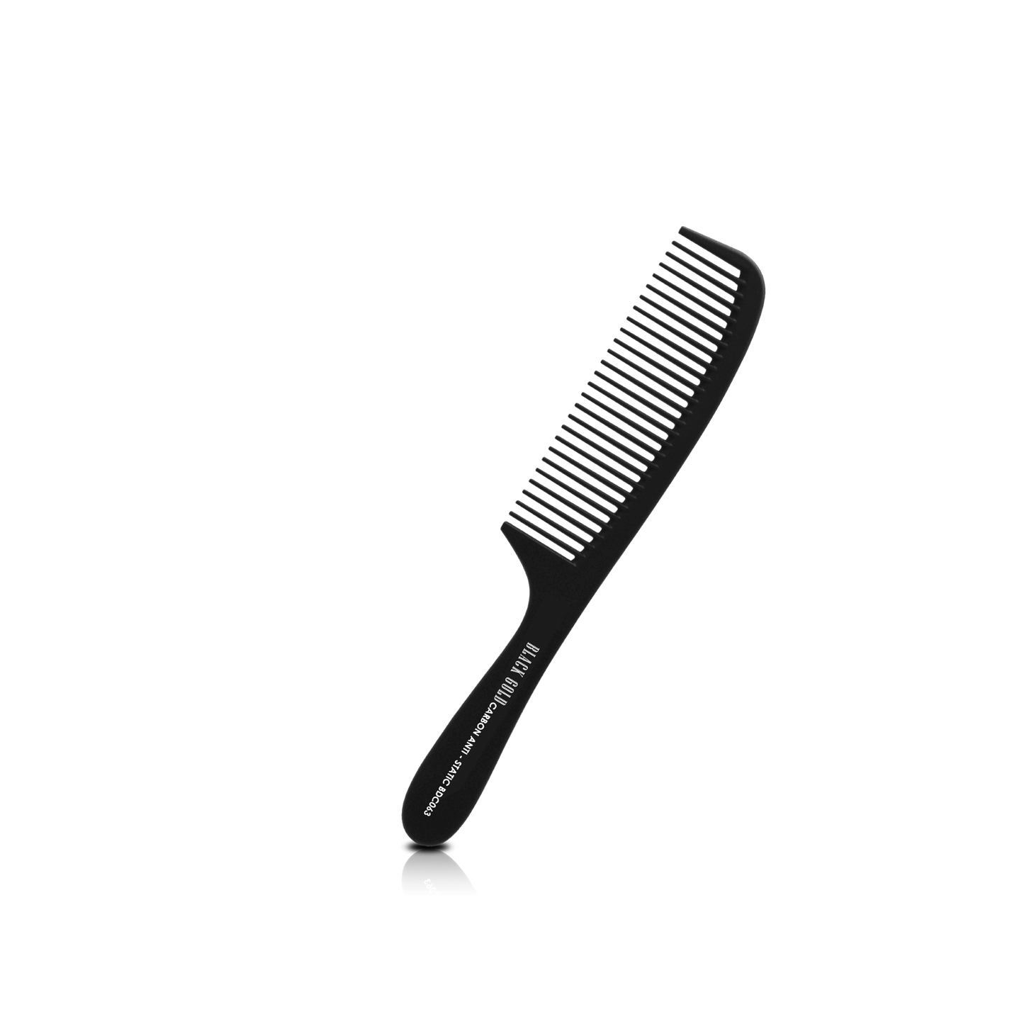 HAIR COMB - BDC063 - GOMCOMb BLACK GOLD CARBON CUTTING M COMB - 203 MM - PACK OF 12