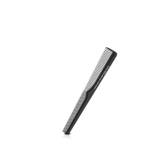 HAIR COMB - BDC072 - GOMCOMb BLACK GOLD CARBON BARBER 2S COMB - 181 MM - PACK OF 12