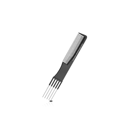 HAIR COMB - BDC074 - GOMCOMb BLACK GOLD CARBON COLOR COMB - 193 MM - PACK OF 12