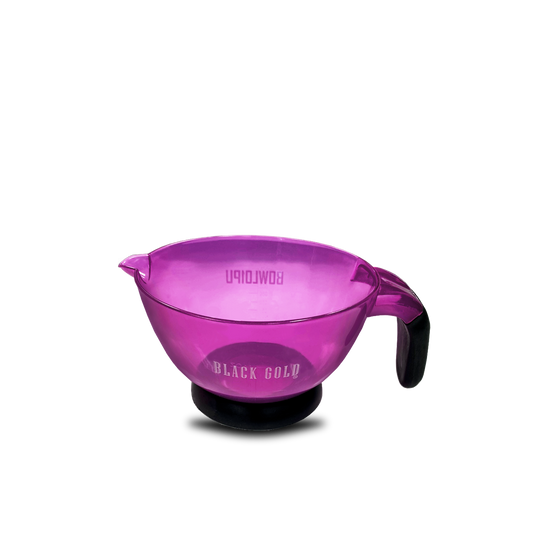 TINTING BOWL - BOWL01PU - BLACK GOLD TINTING MIXING BOWL - PURPLE - PACK OF 6