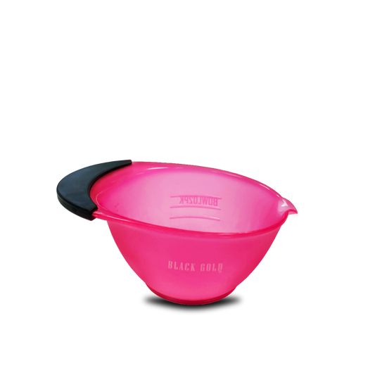 TINTING BOWL - BOWL02PK - BLACK GOLD TINTING MIXING BOWL - PINK - PACK OF 6