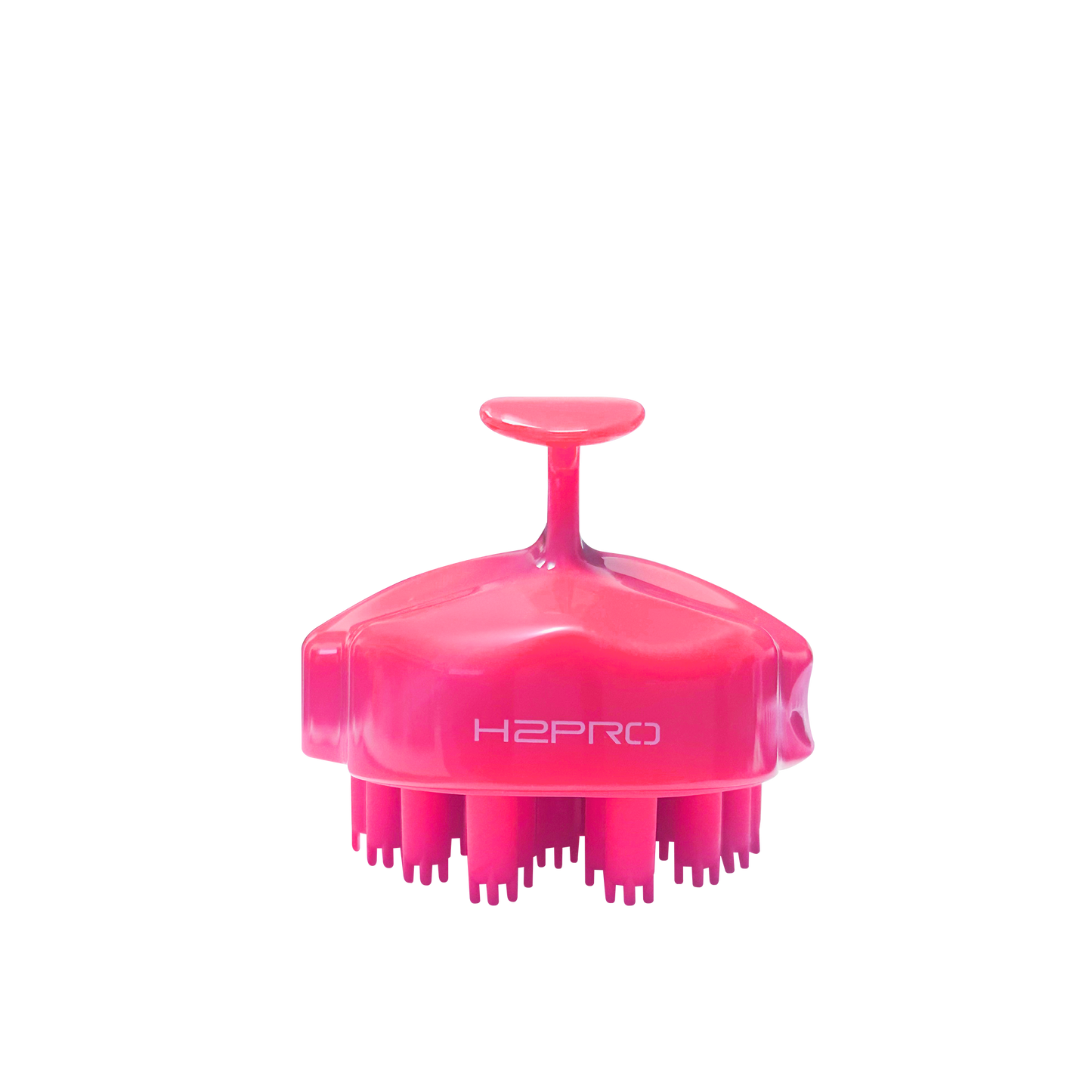 HAIR BRUSH - GB01R - GOMBRUSh SHAMPOO MASSAGE SILICONE BRUSH - RED - PACK OF 6