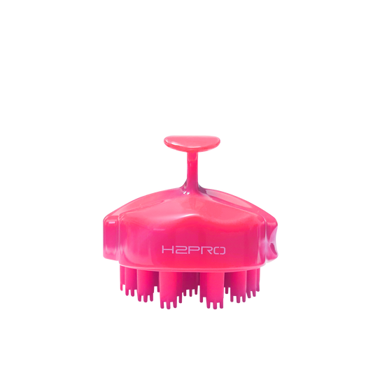 HAIR BRUSH - GB01R - GOMBRUSh SHAMPOO MASSAGE SILICONE BRUSH - RED - PACK OF 6