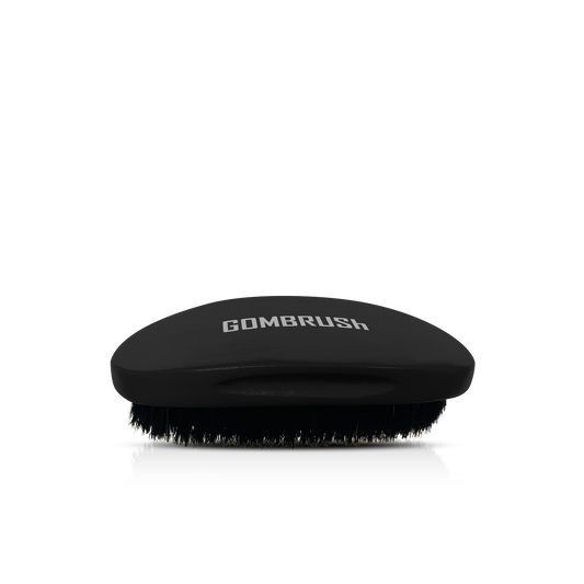 HAIR BRUSH - GB09B - GOMBRUSh BEARD AND SCALP BRUSH NATURAL BOAR BRISTLES - BLACK - PACK OF 6