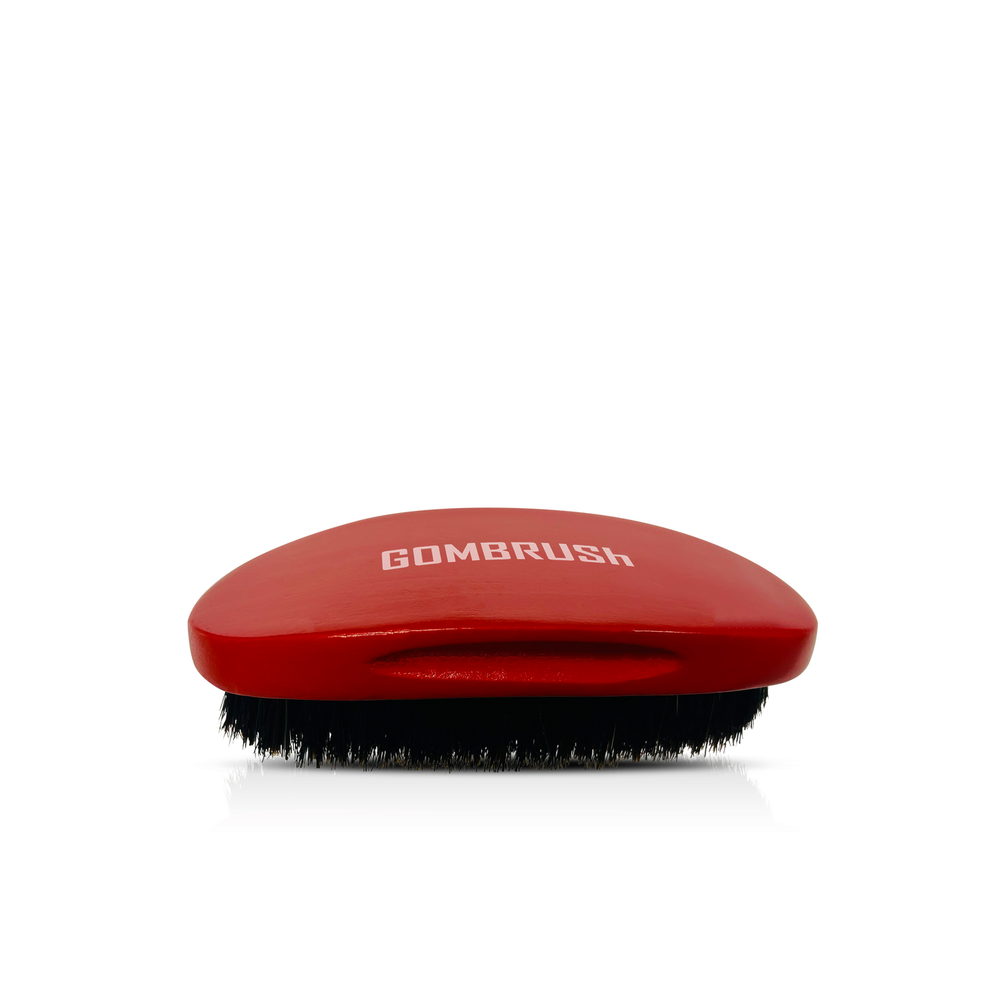 HAIR BRUSH - GB09R - GOMBRUSh BEARD AND SCALP BRUSH NATURAL BOAR BRISTLES - RED - PACK OF 6