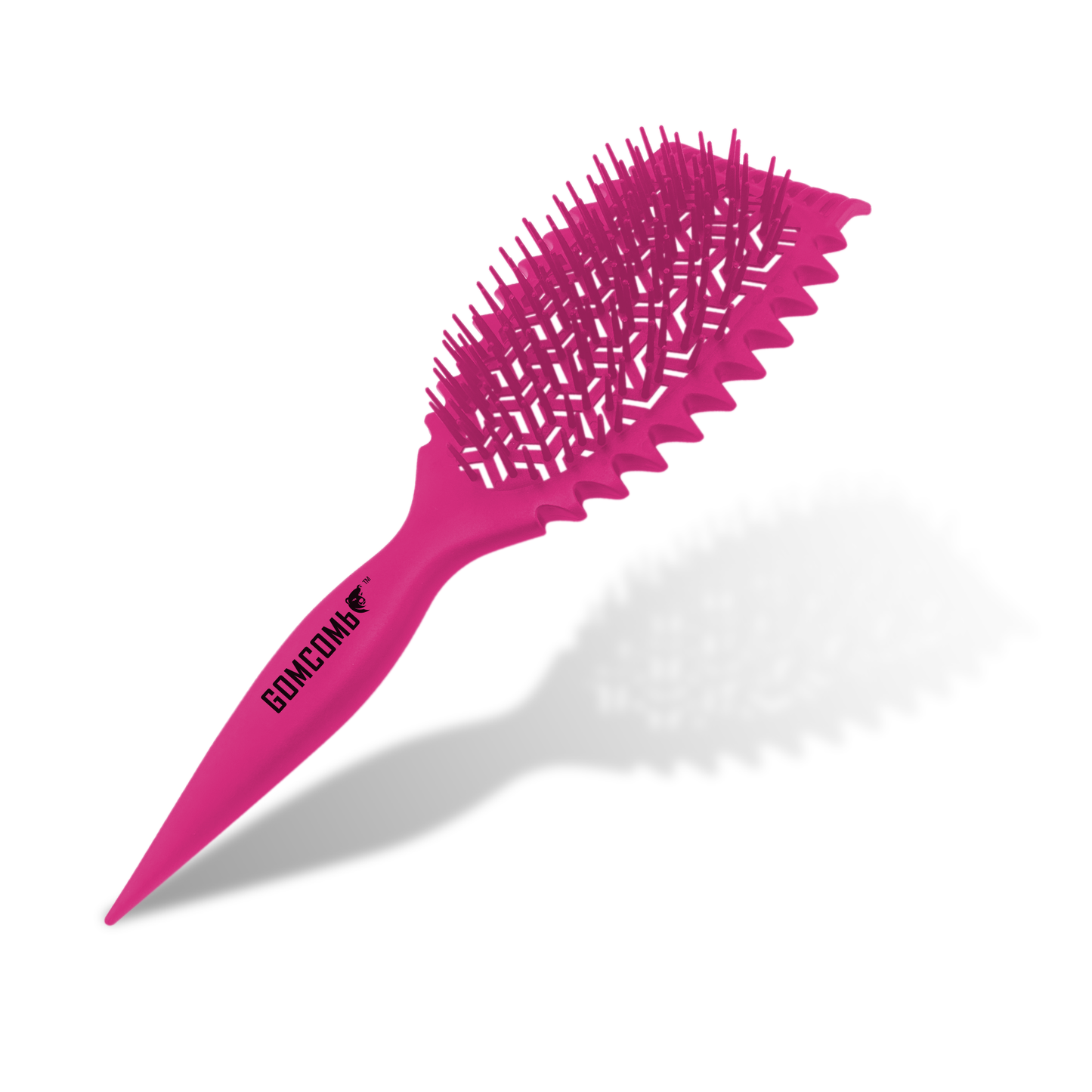 HAIR BRUSH - GBDO05PK - GOMCOMb DOKKAEBI DETANGLE AND CURL BRUSH - PINK - PACK OF 6