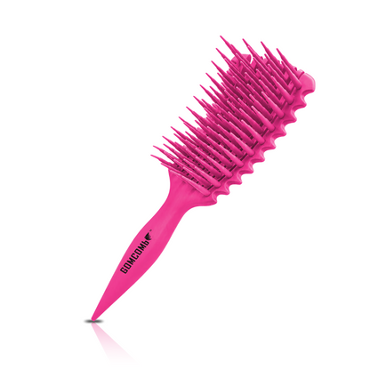 HAIR BRUSH - GBDO06PK - GOMCOMb DOKKAEBI DETANGLE AND CURL BRUSH - PINK - PACK OF 3