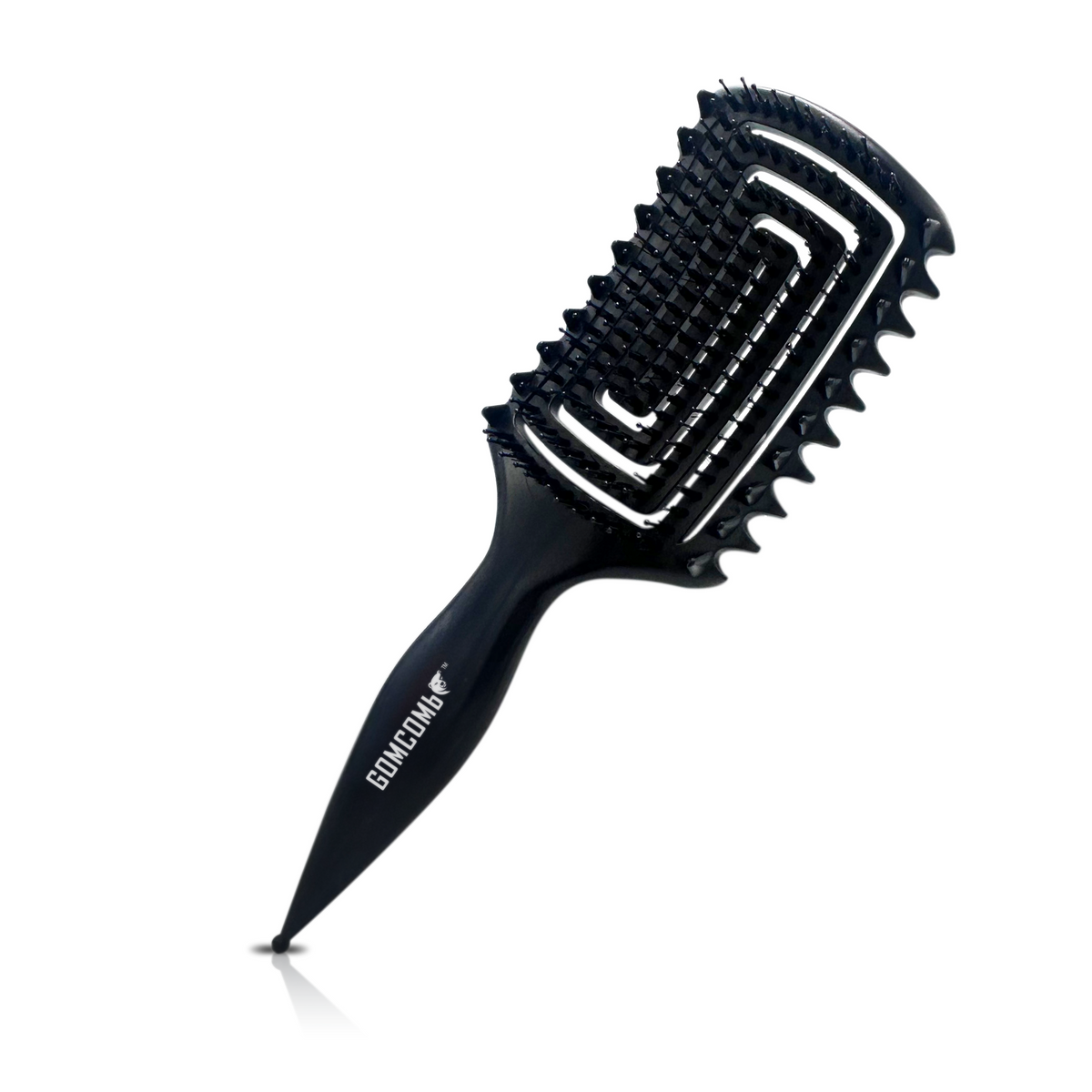 HAIR BRUSH - GBDO08BK - GOMCOMb DOKKAEBI DETANGLE AND CURL BRUSH - BLACK - PACK OF 3