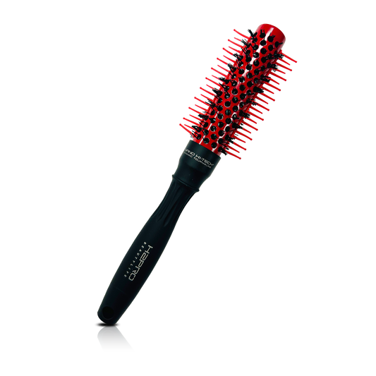 HAIR BRUSH - GBR25NS - GOMBRUSh CERAMIC VENTED RADIAL BRUSH - NYLON/SILICONE 25 MM - PACK OF 6