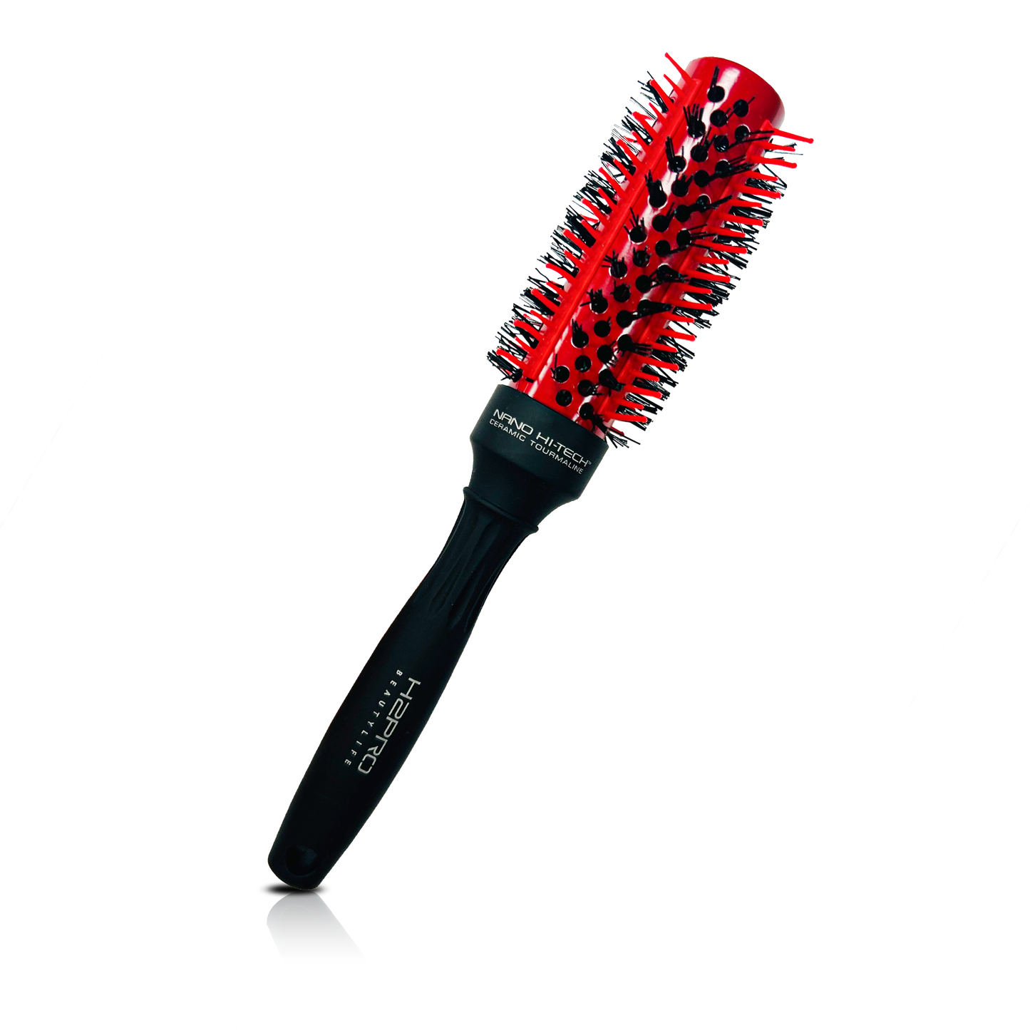 HAIR BRUSH - GBR32NS - GOMBRUSh CERAMIC VENTED RADIAL BRUSH - NYLON/SILICONE 32 MM - PACK OF 6