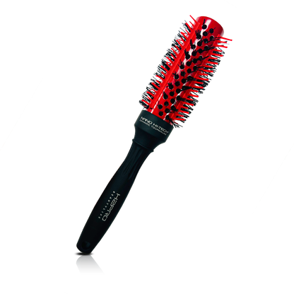 HAIR BRUSH - GBR32NS - GOMBRUSh CERAMIC VENTED RADIAL BRUSH - NYLON/SILICONE 32 MM - PACK OF 6