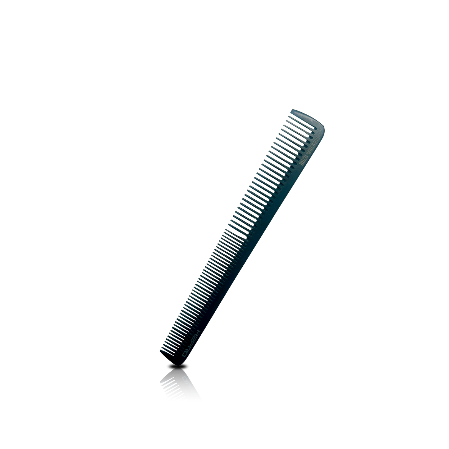 HAIR COMB - GC02BB - GOMCOMb BONE SMALL CUTTING STYLING COMB - BLACK - 185 MM - PACK OF 12