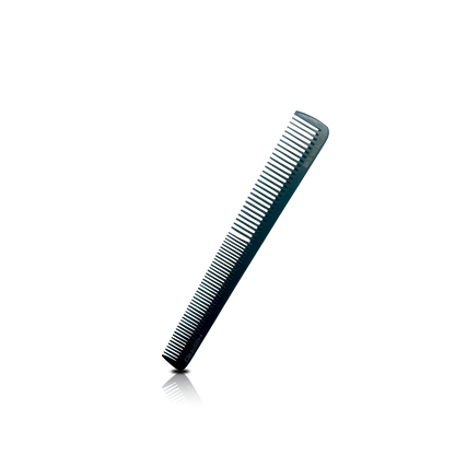 HAIR COMB - GC02BB - GOMCOMb BONE SMALL CUTTING STYLING COMB - BLACK - 185 MM - PACK OF 12