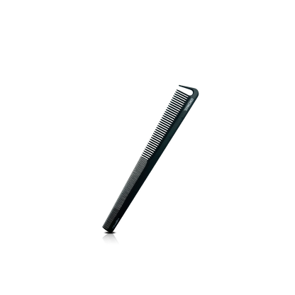 HAIR COMB - GC02L - GOMCOMb BLACK CARBON LONG CUTTING COMB WITH PARTING - 190 MM  - BLACK - PACK OF 12