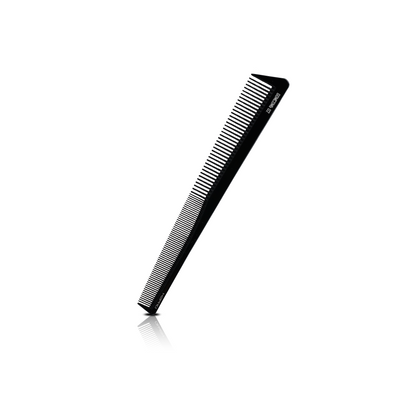 HAIR COMB - GC02 - GOMCOMb BLACK CARBON SMALL CUTTING STYLING COMB - 180 MM  - BLACK - PACK OF 12