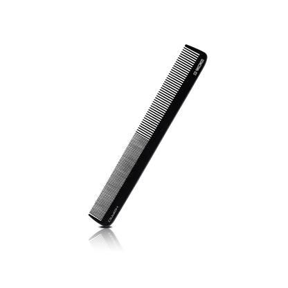 HAIR COMB - GC03 - GOMCOMb BLACK CARBON CUTTING STYLING COMB - 218 MM  - BLACK - PACK OF 12
