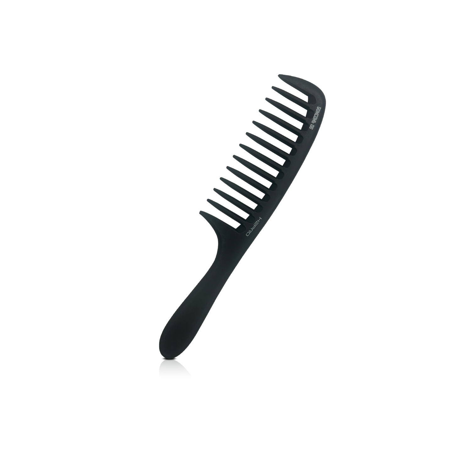 HAIR COMB - GC06 - GOMCOMb BLACK CARBON WIDE TOOTH SHAMPOO COMB - 205 MM - PACK OF 12