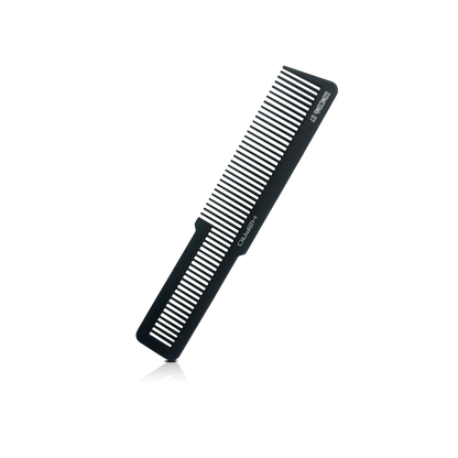 HAIR COMB - GC07 - GOMCOMb BLACK CARBON BARBER COMB - 225 MM - PACK OF 12