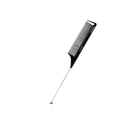 HAIR COMB - GC08ABS - GOMCOMb ABS FINE TOOTH PIN TAIL COMB - 238 MM - PACK OF 12