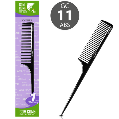 HAIR COMB - GC11ABS - GOMCOMb ABS RAT TAIL COMB - 238 MM - PACK OF 12