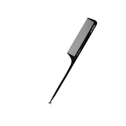 HAIR COMB - GC11BB - GOMCOMb BONE RAT TAIL COMB - BLACK - 260 MM - PACK OF 12
