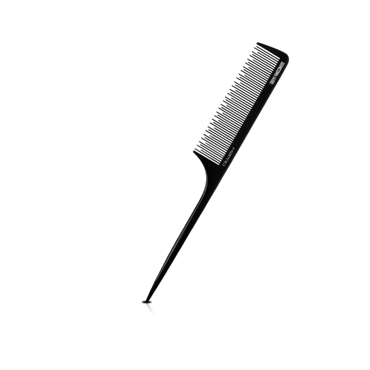 HAIR COMB - GC14BB - GOMCOMb BONE FINE TOOTH TEASING COMB - BLACK - 252 MM - PACK OF 12