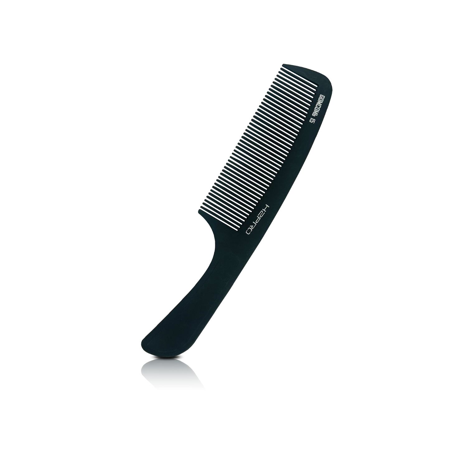 HAIR COMB - GC15 - GOMCOMb BLACK CARBON FINE TOOTH SHAMPOO COMB - 225 MM - PACK OF 12