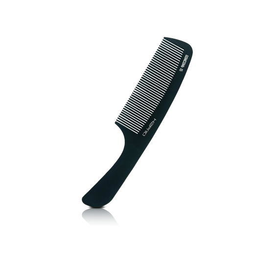 HAIR COMB - GC15 - GOMCOMb BLACK CARBON FINE TOOTH SHAMPOO COMB - 225 MM - PACK OF 12