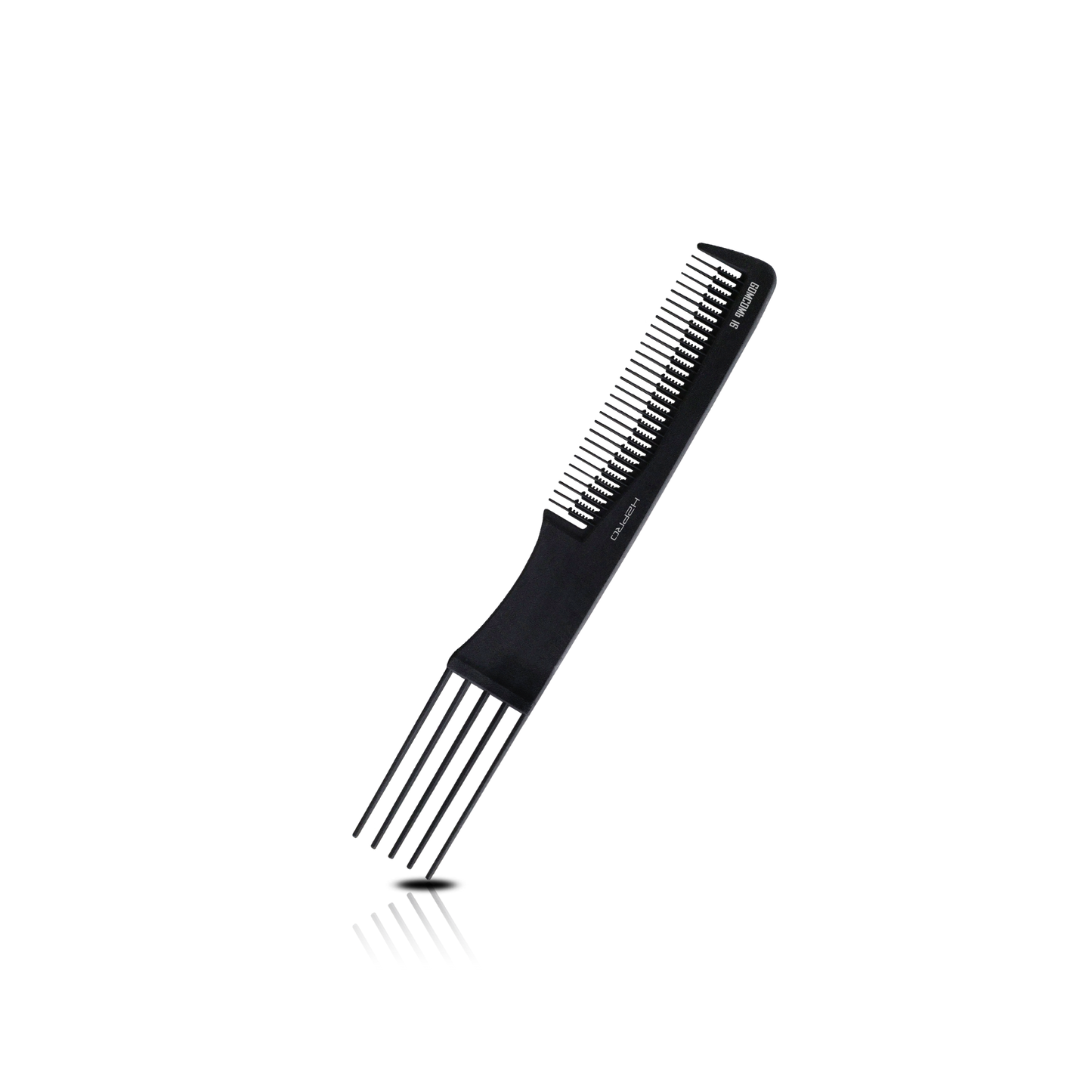 HAIR COMB - GC16 - GOMCOMb BLACK CARBON SMALL LIFT COMB - 195 MM - PACK OF 12