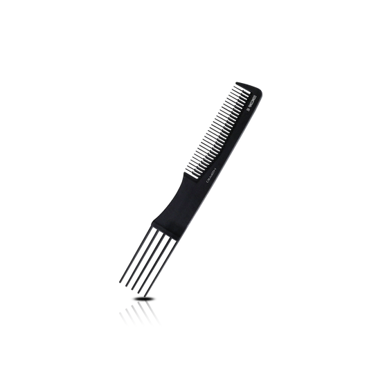 HAIR COMB - GC16 - GOMCOMb BLACK CARBON SMALL LIFT COMB - 195 MM - PACK OF 12