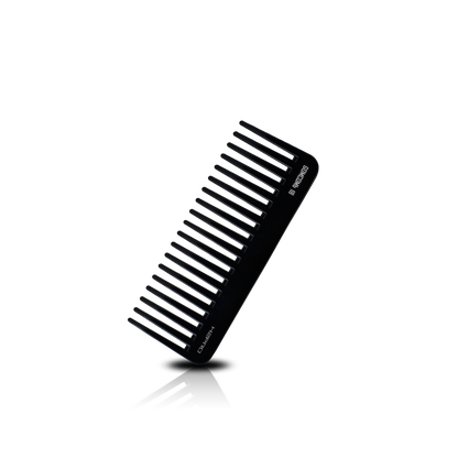 HAIR COMB - GC18 - GOMCOMb BLACK CARBON RAKE COMB - 158 MM - PACK OF 12