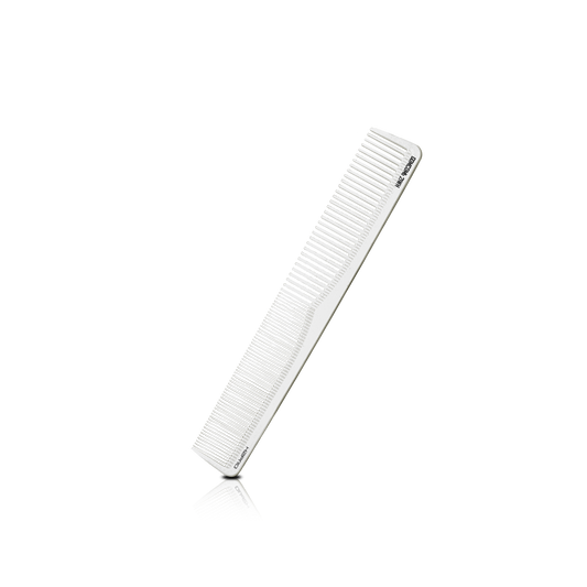 HAIR COMB - GC21WH - GOMCOMb WHITE CARBON SMALL CUTTING STYLING COMB - 180 MM - PACK OF 12